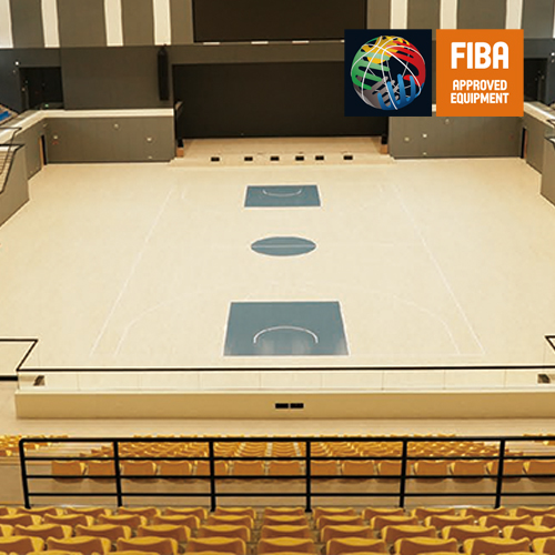 Cancha de basketball profesional FIBA | Mito Sports