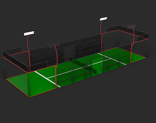 cancha de padel SINGLE - Mito Padel