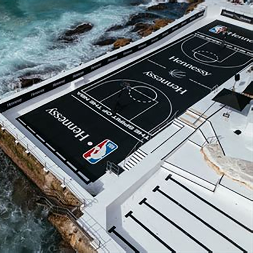 cancha de basket flotante en Australia | Mito Sports
